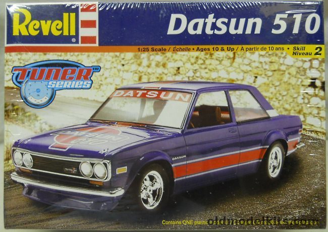 Revell 1/24 Datsun 510 Coupe, 85-2377 plastic model kit